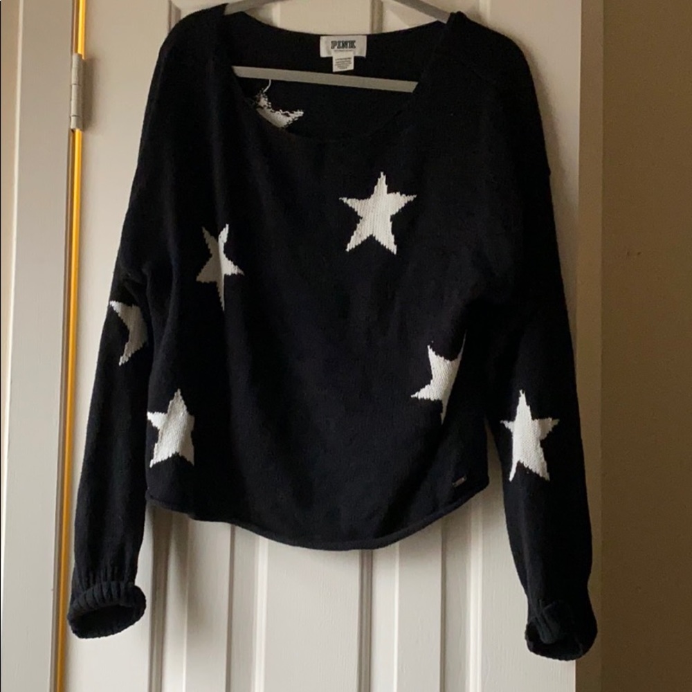 VICTORIA SECRET PINK STAR SWEATER